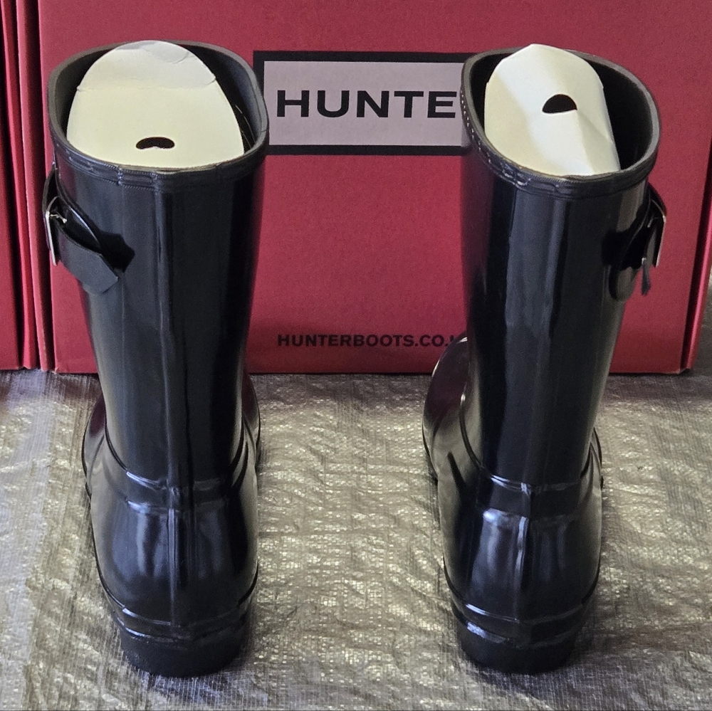 Women's Original Short Gloss‎ Rain Boots - Black - Picture 3 of 7
